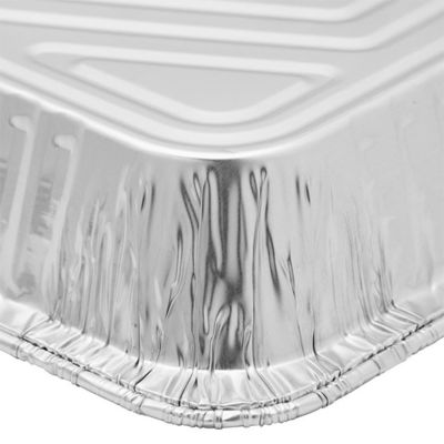 1 3 Foil Steam Table Pan  Foil Lids - 100 Case 64 Oz