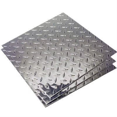 Diamond Aluminum Plate / Checkered Patterned Plate / Embossed Perforated Aluminum Sheet