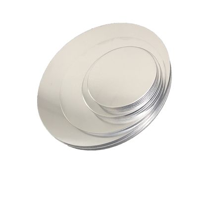 Small Size Aluminum Circle Disc 3003 H24 Circle Aluminum Pans Custom Diameter High Flatness Burr Free Edge Food Grade
