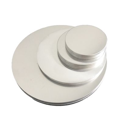 Small Size Aluminum Circle Disc 3003 H24 Circle Aluminum Pans Custom Diameter High Flatness Burr Free Edge Food Grade