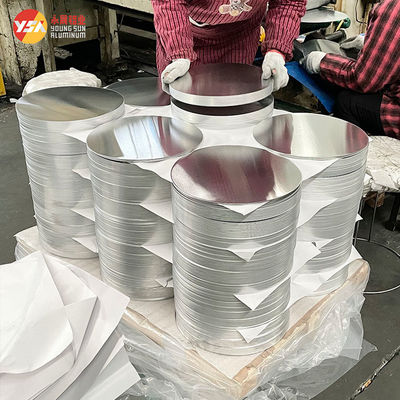 99 Aluminum Circle 2mm 2.5mm 3mm Cookware Utensils Round Custom Size High Flatness Burr Free Edge Food Grade