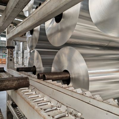 1235 담배 포장 알루미늄 필름 롤 0.0065mm 0.007mm 단일 부드러운