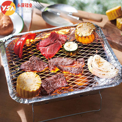 일회용 BBQ 그릴 휴대용 석탄 그릴 일회용 그릴 트레이