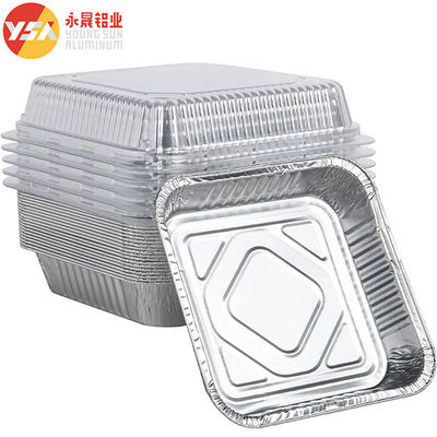 8x8 판 빵 사각형 판 알루미늄 판 케이크 포일 판 8x8 인치 베이킹