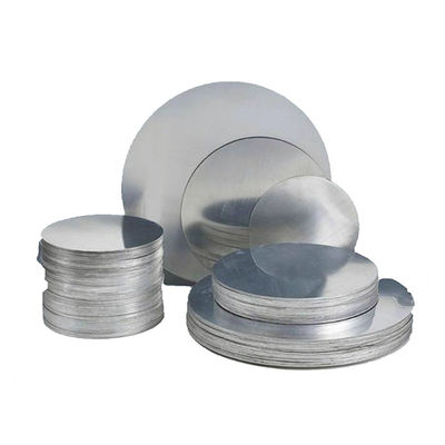 50mm 알루미늄 원 2-6mm 1050 1060 3003 5052 커스텀 직경 높은 평면성 톱니 없는 접지 식품 등급