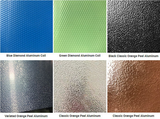 장식을 위해 강타하는 엠보싱된 표면 처리 알루미늄 박판 슬릿 에지