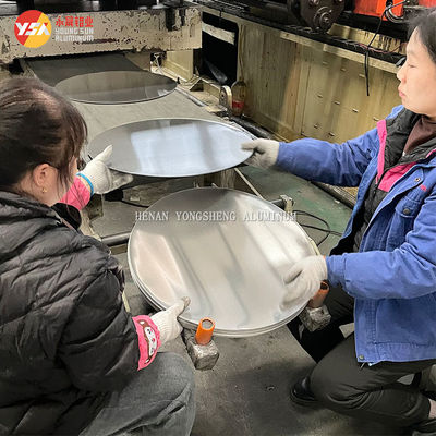 Aluminum Round Plate 1050 1060 1100 250mm 350mm 780mm H14 Cookware Custom Size High Flatness Burr Free Edge Food Grade